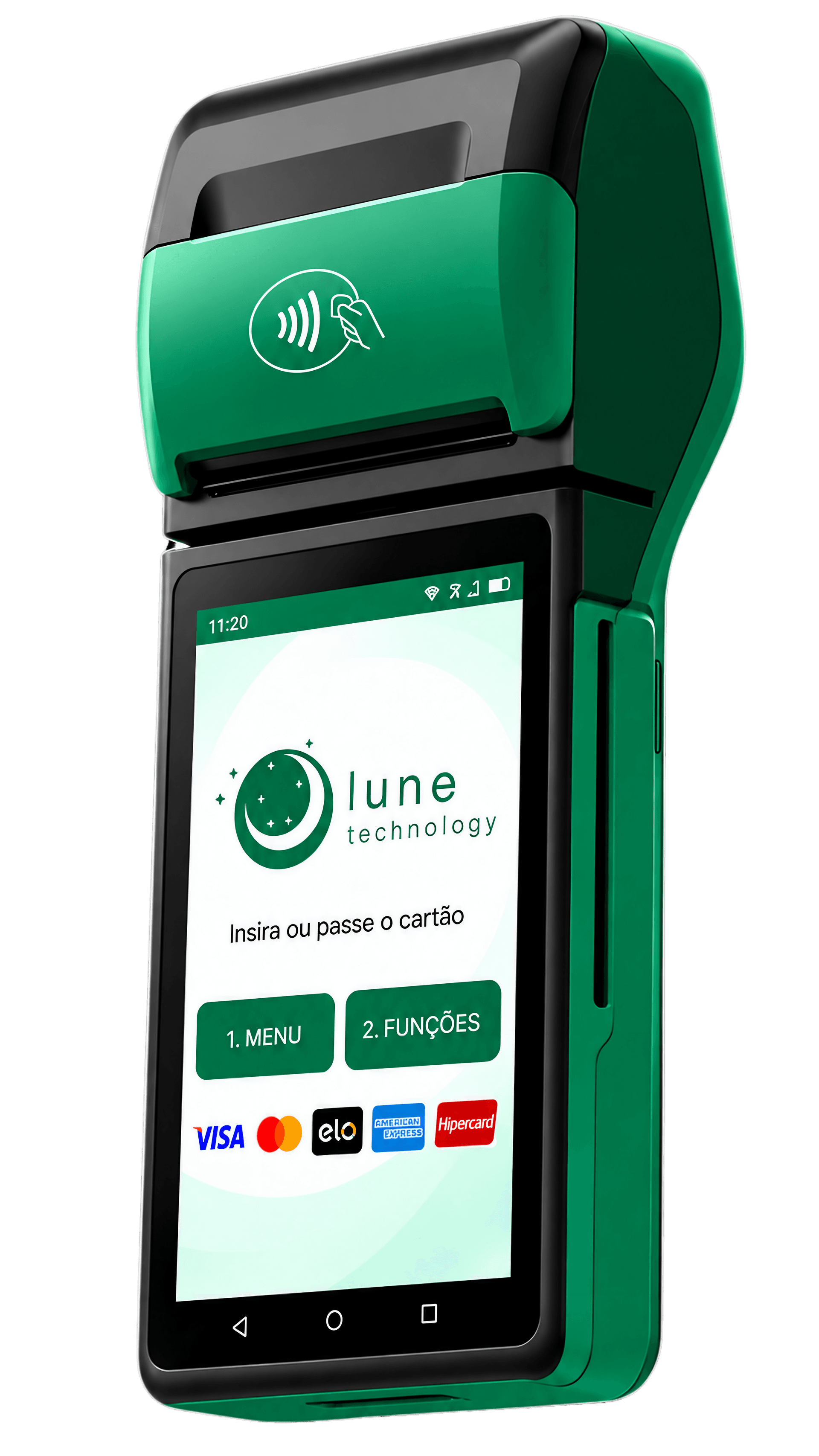 Maquininha de pagamentos Lune